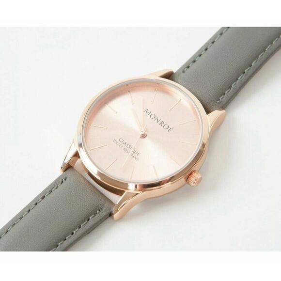 Monroé Classique Watch In Sunburst Solérose FabFitFun Summer 2022 Box - Picture 2 of 10